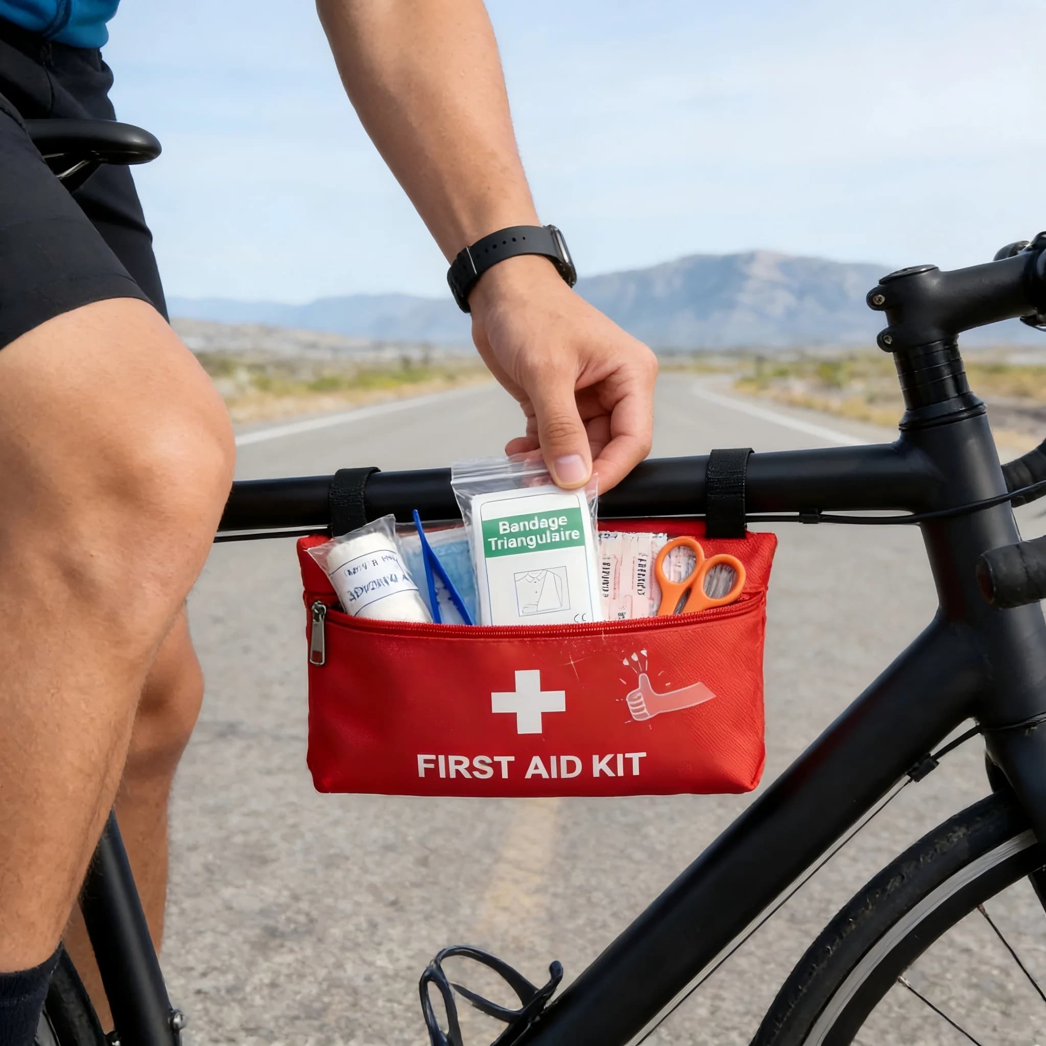 Kit di Pronto Soccorso Compatto - Forbici e Pinzette Professionali | Articoli Essenziali per Casa/Interno-Esterno (Camping) | Disponibilità Locale, Spedizione in 24 Ore