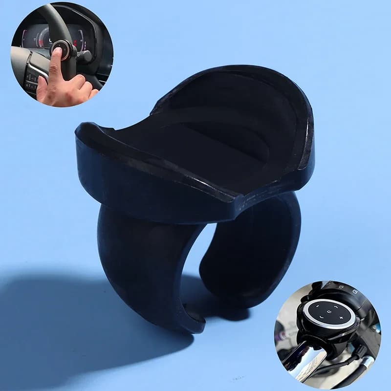Supporto per telecomando Bluetooth per moto per auto per telefoni cellulari e volanti adatto per biciclette e auto