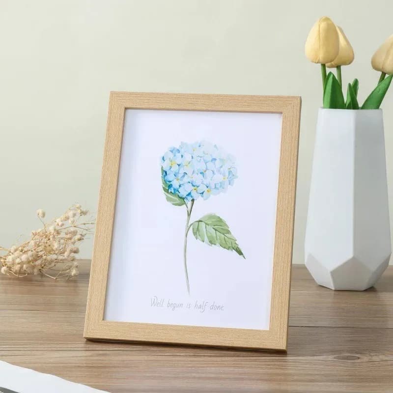 Wooden Photo Frame For Wall Hanging 10X15 15X20 20X25cm Wood Picture Frame Stand For Pictures Photo Decor Commemorative Gift.