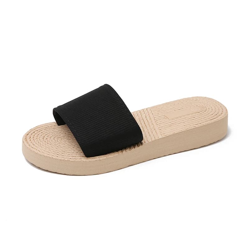 Eva Platform Sandals Woven Resistant for Women, Non-slip Summer slippers with thick sole, Fashion Casual Slippers for Daily Use