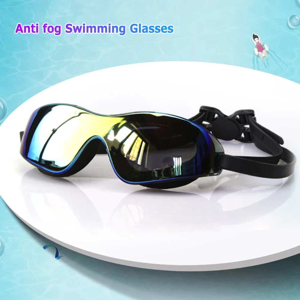 Professional swim glasses Adjustable sub galvanic glasses HD sports glasses for women Men Young Kids