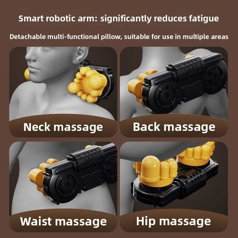 Household Multifunctional Heating Massage Pillow Cushion For Neck Shoulder Waist Back Leg Foot Daily Muscle Relax