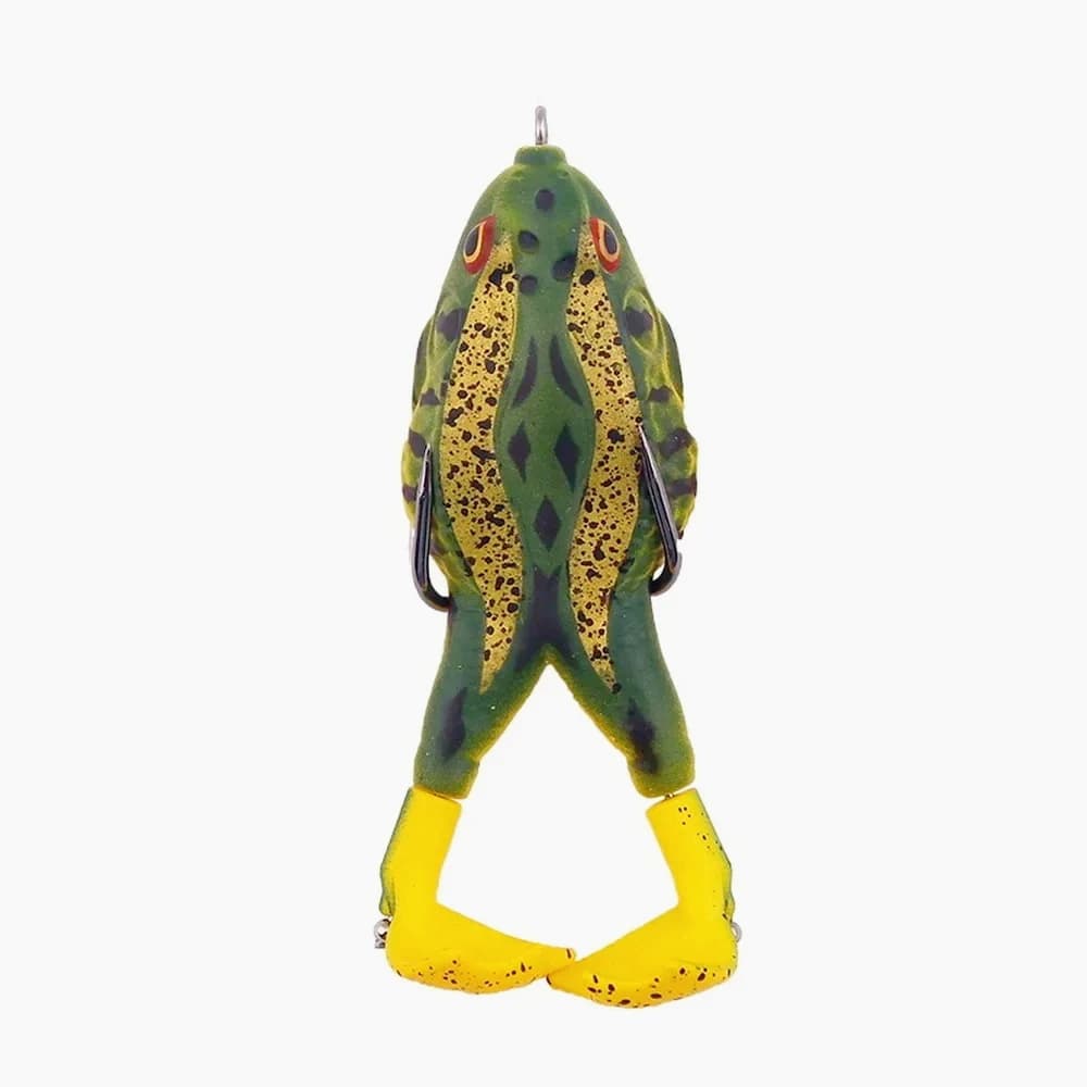 Esca per rana Esche morbide in silicone 13,6 g 16,6 g Topwater Wobblers Esca artificiale Pesce gatto Esche da pesca con doppie gambe dell'elica