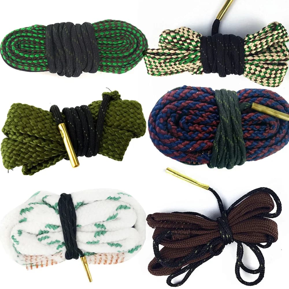 Tactical Cleaning Kit Hunting G01 To G04 Cleaner Barrel Caliber Rope 12ga 20ga .22 .223 .308 7.62x39 Strap Cleaning Kit