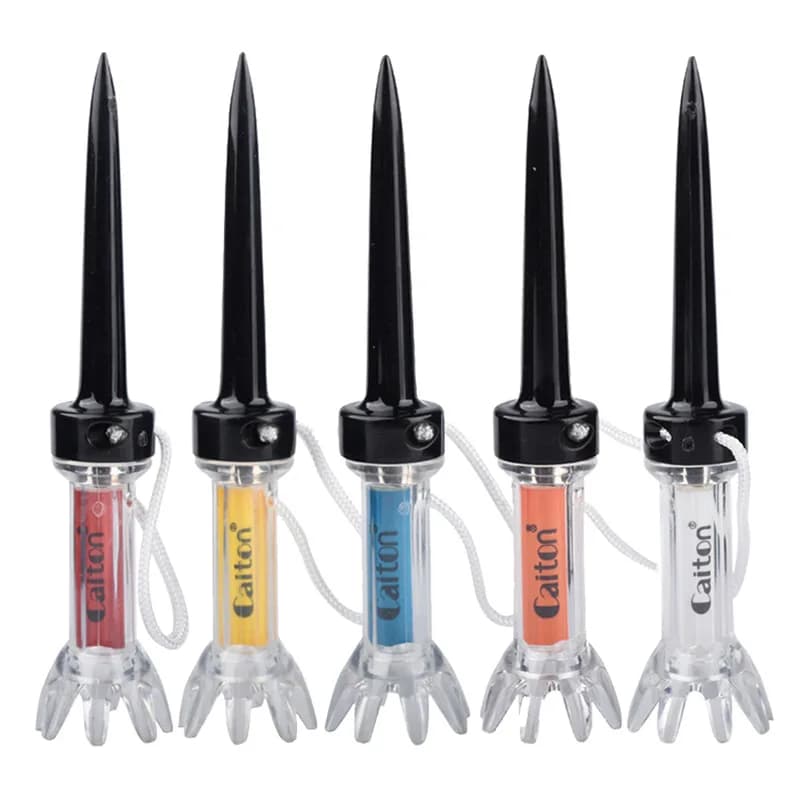 Tees da golf Brand new 5 pz/borsa 90mm 3.11 pollici palline da golf tee chiodo palla di plastica tee set tee magnetico multicolor