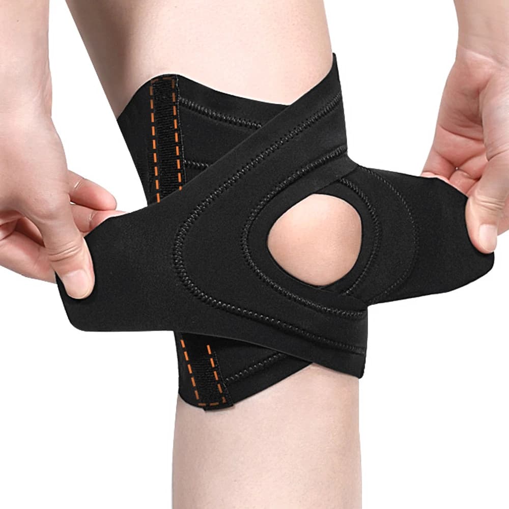1 pezzo di ginocchiera per donna uomo, ginocchiera a compressione con stabilizzatori bilaterali, supporto per ginocchio per strappo di menisco, dolore da artrite