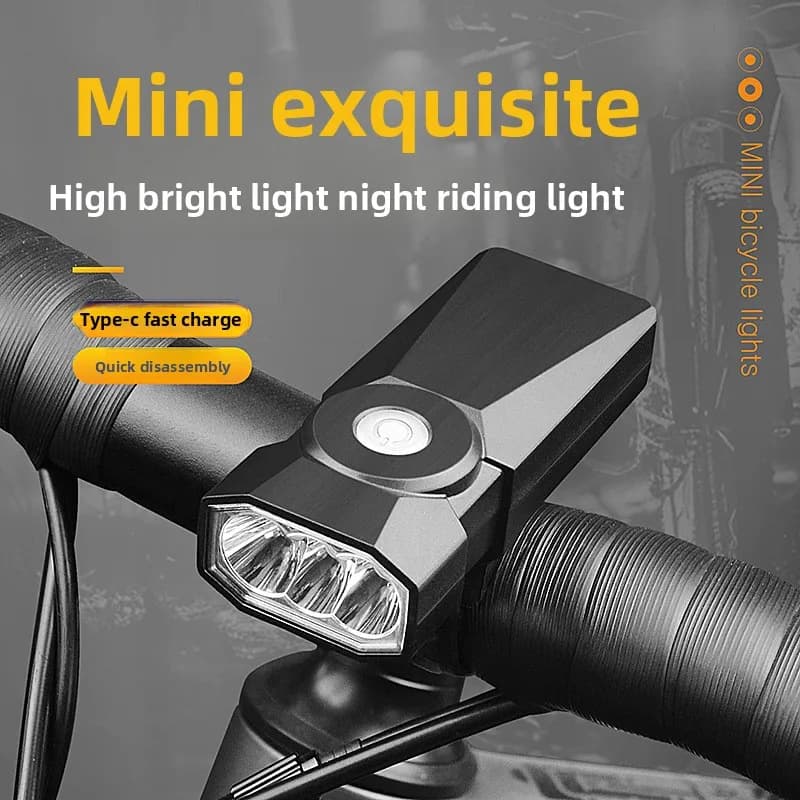 Luce per bicicletta USB LED ricaricabile MTB Road Faro anteriore Lampada Power Bank Torcia per bici Batteria Accessori per ciclismo
