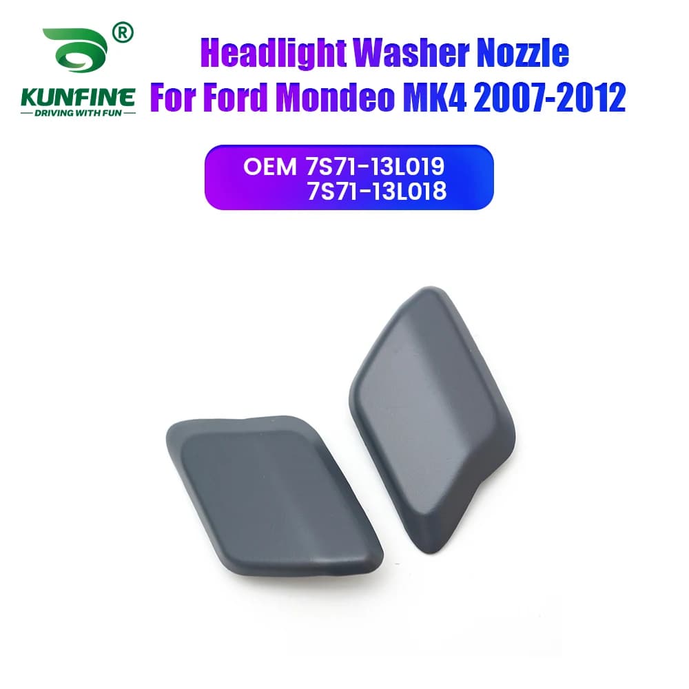 Auto Faro Paraurti Anteriore Rondella Ugello di Spruzzo Jet Faro Copertura Della Pompa Per Ford Mondeo MK4 2007-2012 7S71-13L019 7S71-13L018