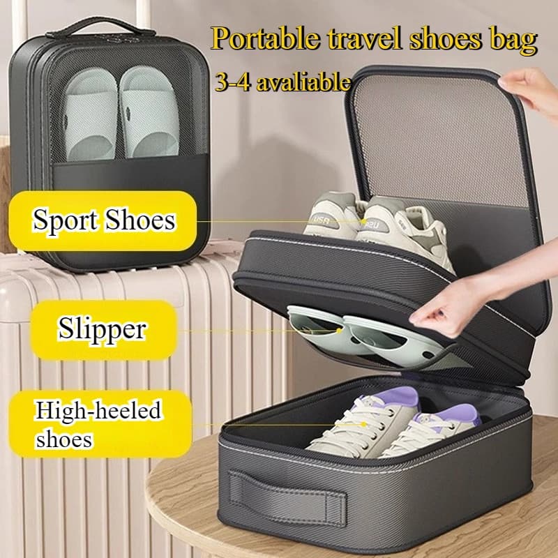 Shoe Pocket Storage Bag Box Packaging Pouch Clothes Suitcase Organizer Packing Cubes Multifunction Travel Accessories Supplies