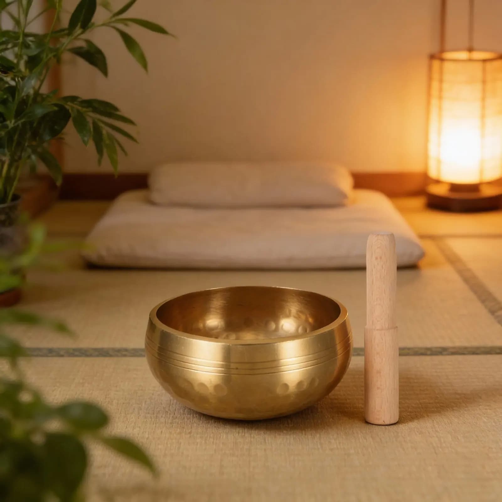 Meditation Singing Bowl Set 3 Inch Mini Handcrafted Sound Bowl with Wooden Striker for Yoga Relaxation