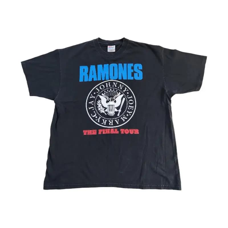 Vintage Ramone's Adios Amigos 1996 Final Tour T-Shirt, Size XL