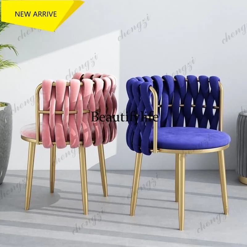 A182 Nordic Floor Design Lazy Boy Chair Single Accent Waiting Room Relaxing Chair Luxury Dresser Gaming Modern