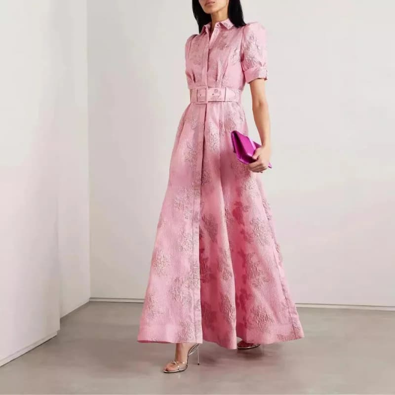 -Abito elegante in stile europeo, americano e francese transfrontaliero 2024 SummerStation nuovo Retro grazioso e Fashionabl