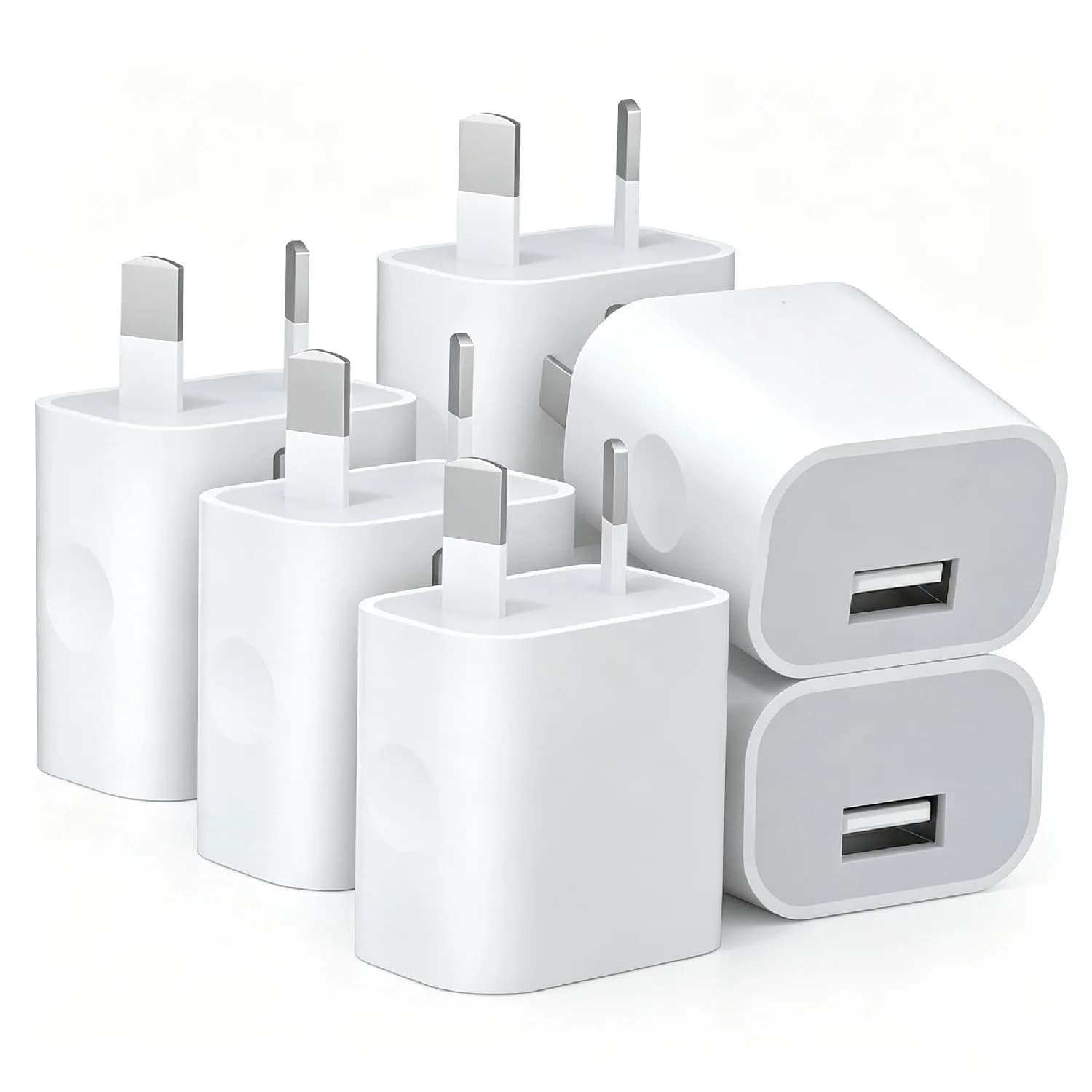 1/2/3/5/10/20/50Pcs AU Plug USB Wall Charger 5V2A Australian Power Travel Charger Adapter For Cell Phone Tablet