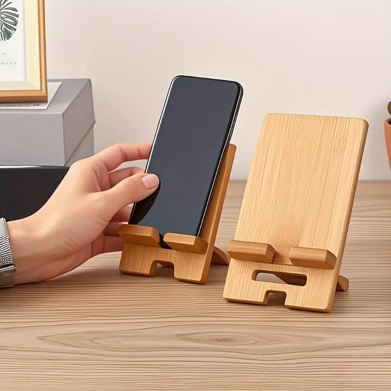 Supporto Universale Minimalista per Telefono, Ecologico, Antiscivolo, Leggero, Durevole, Raffinato, Robusto e Pieghevole
