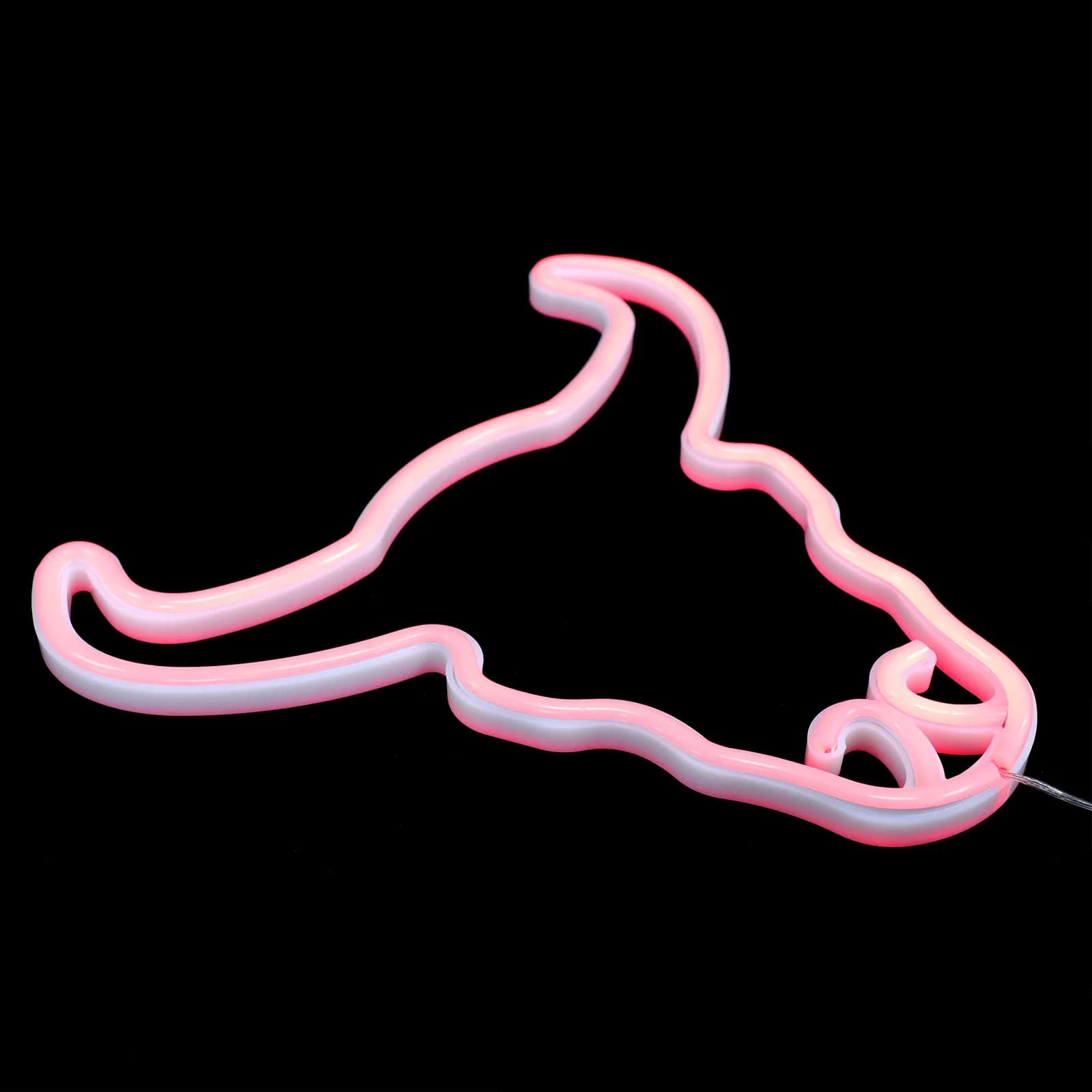 Lampada al Neon a Forma di Testa di Mucca LED, Luce Decorativa per Casa, Festival, Hotel, Centro Commerciale, Camera da Letto, Atmosfera Festiva
