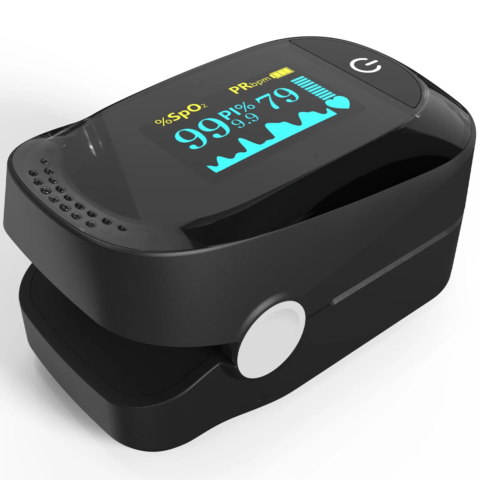 Fingertip Pulse Oximeter Monitor Finger Pulse Oxymeter Digital Oxygen Meter OLED Display Model C101a2