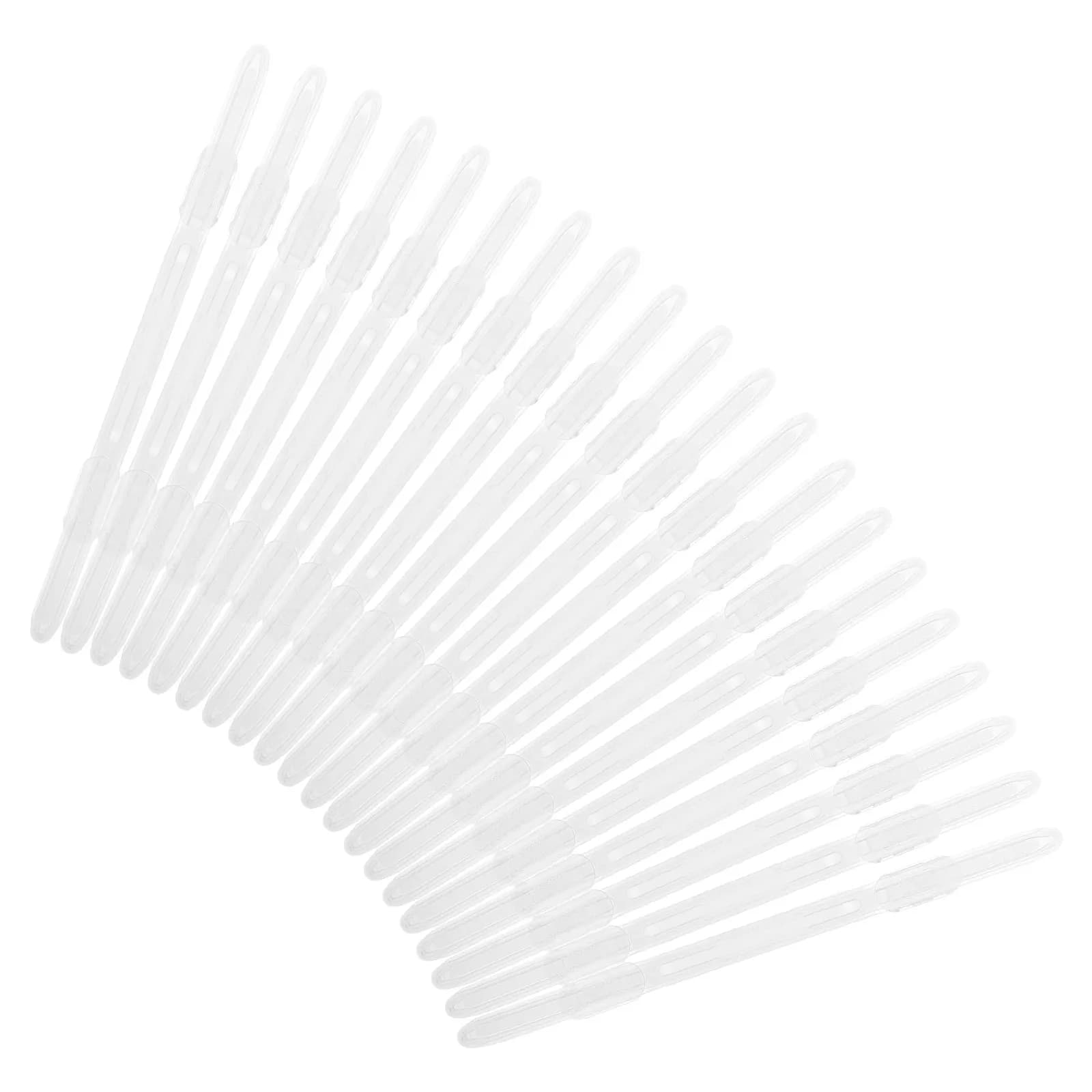 20 Pezzi Clip per Meccanismo Rilegatura in Plastica Facilmente Espandibili per Inserti di Quaderni, Rilegatura a Fogli Mobili, Spine per Rilegatura, Planner e Cartelle
