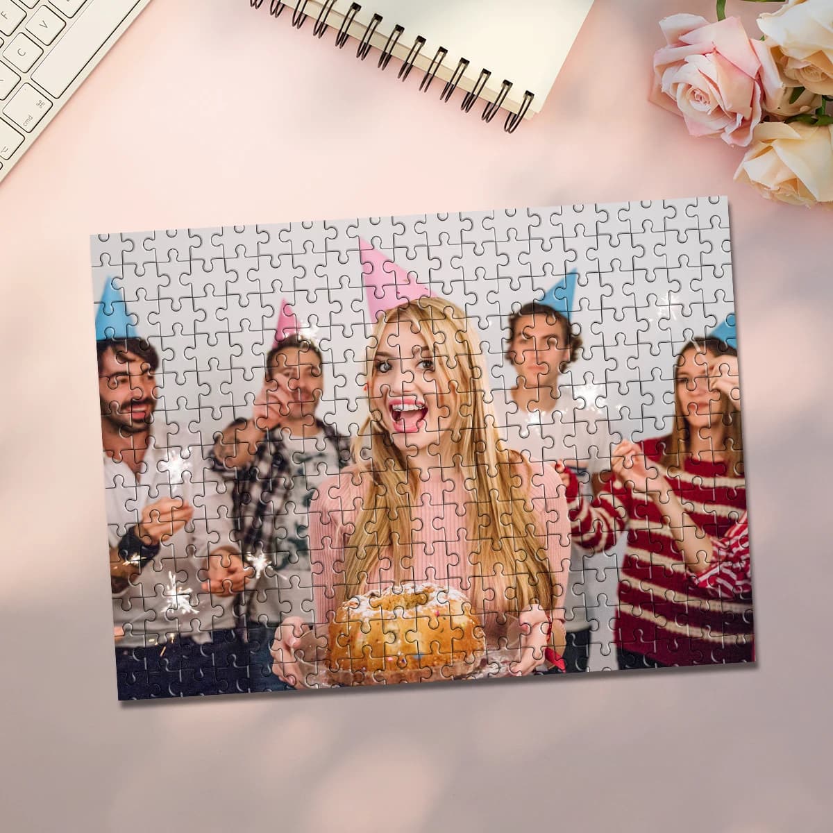 35/300/500/1000pcs Personalized Custom Photo Puzzle Birthday photos Puzzle Custom Customized Puzzle Adult Personalised Toy Room