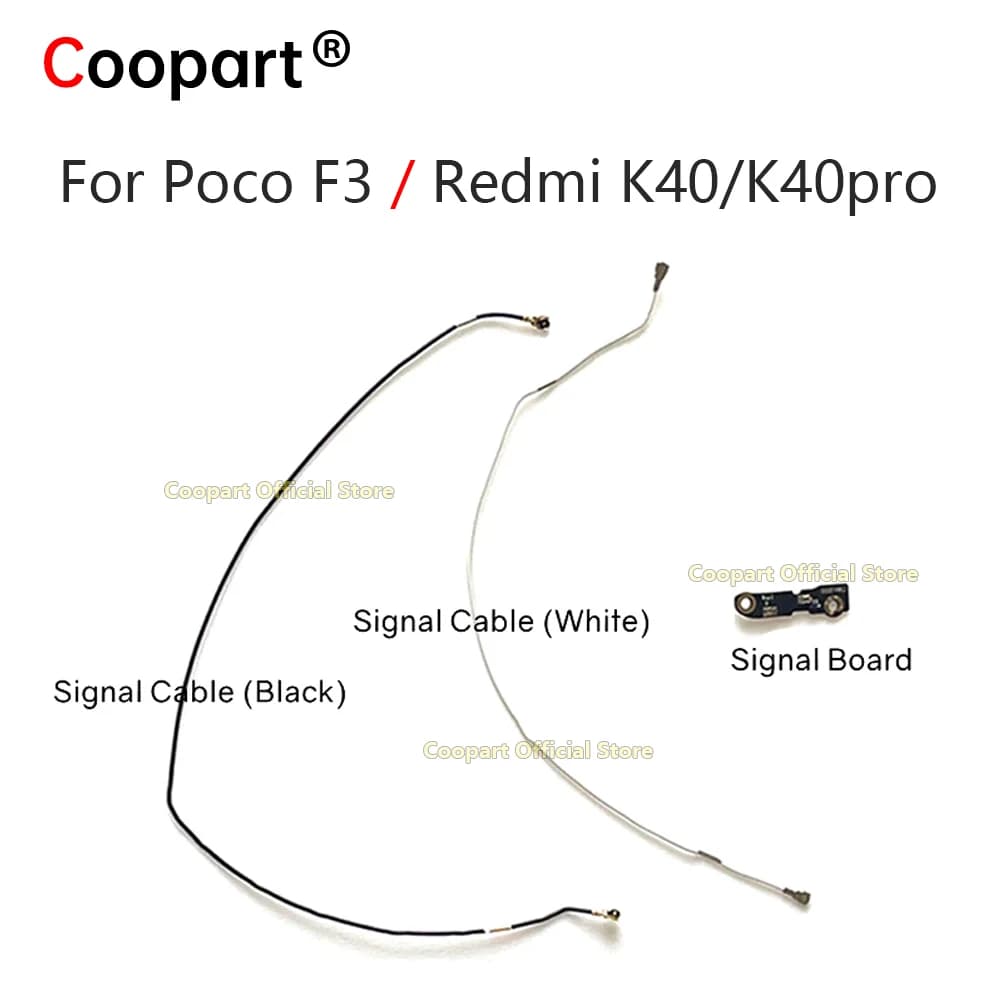 Antenna di segnale Wifi per Xiaomi POCO F3 Redmi K40 Pro Scheda aerea coassiale Cavo flessibile di ricambio M2012K11AG M2012K11AC M2012K11C