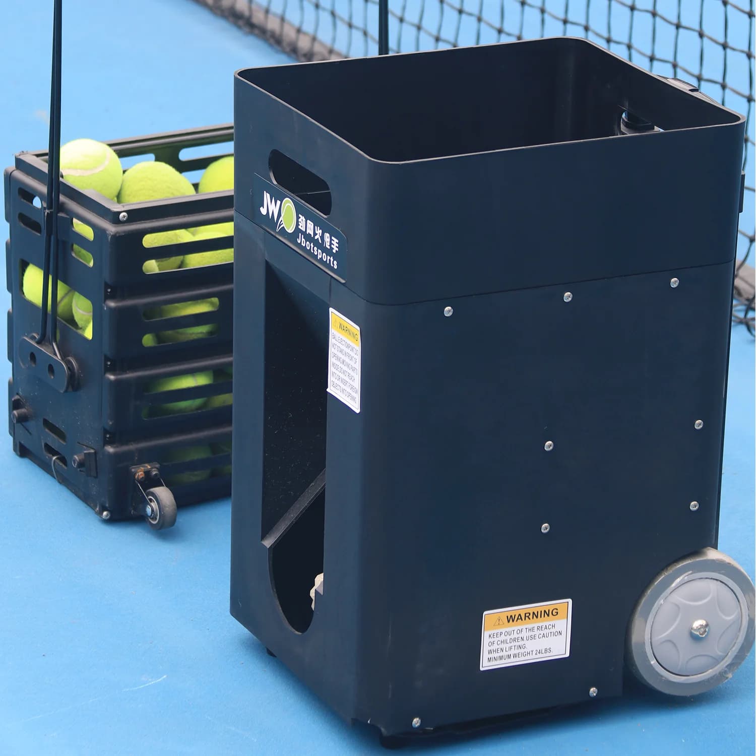 Macchina Lanciapalle da Tennis Professionale Portatile Automatica Attrezzatura per Allenamento per Giocatori, Allenatori e Club