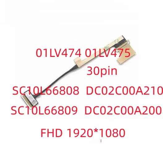 Per Lenovo X1 Carbon 5th 6th screen line 01LV474 01LV475 DC02C00A210