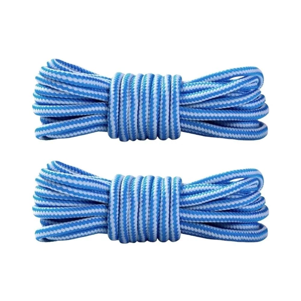 Durable Round Shoelaces Replace Heavy Duty Boots Laces Strings Striped Colorful Hiking Laces Shoes Accessories