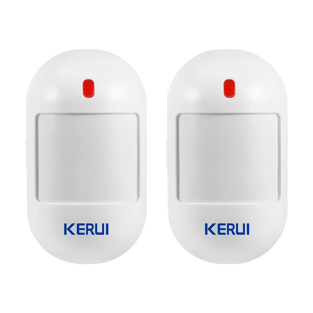 KERUI Allarme rilevatore a infrarossi con sensore di movimento PIR wireless con batteria per protezione del sistema di allarme di sicurezza domestica W202 W181