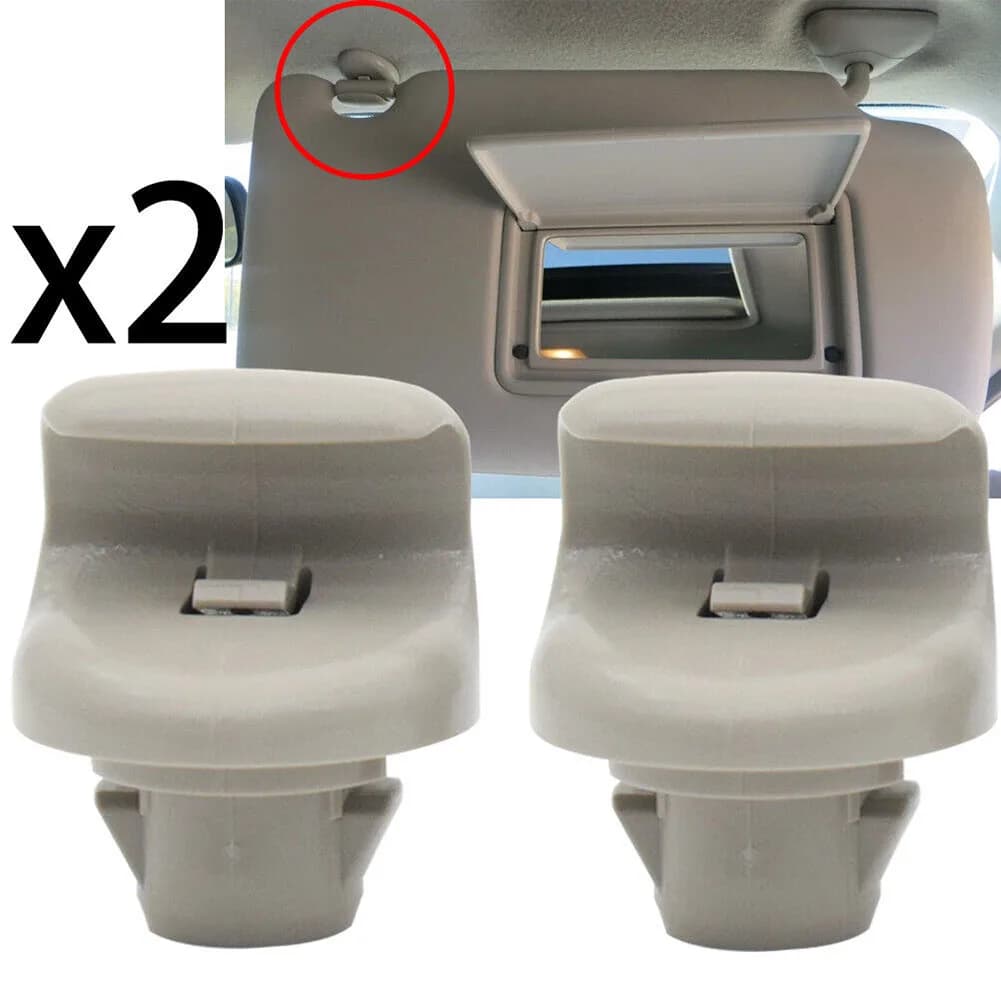 2 pcs auto parasol bracket clip for Nissan Juke F15 Tiida C12 Sylphy Almera N17 X-trail T31 T30 350Z for Infiniti FX35 FX45 G35