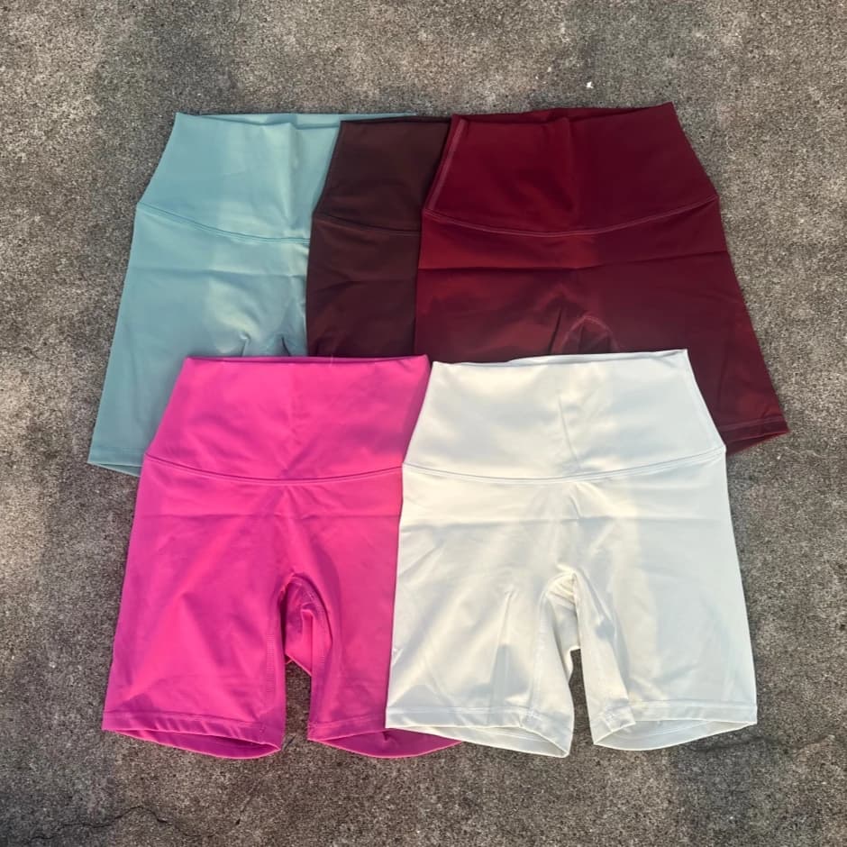 Women's short cycling shorts, soft, for fitness, sports, gym, compression, full workout, jogging