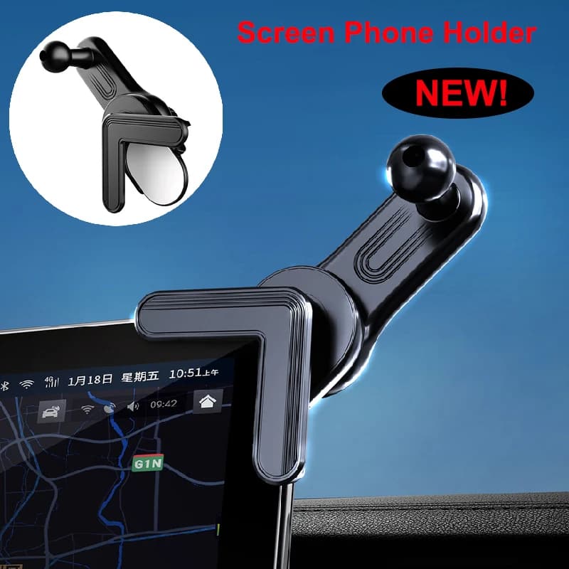 Supporto universale per schermo di visualizzazione per auto Base con testa a sfera da 16 mm per supporto per telefono per auto per supporto GPS Parti interne per Tesla Model 3 YSX