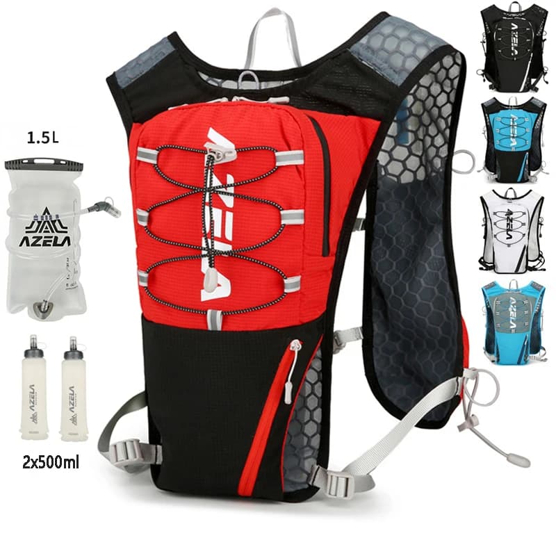 Running hydration vest Running backpack Hiking backpack Outdoor hydration backpack Running vest Cycling backpack Moisturizing bag 1.5 liters water bag