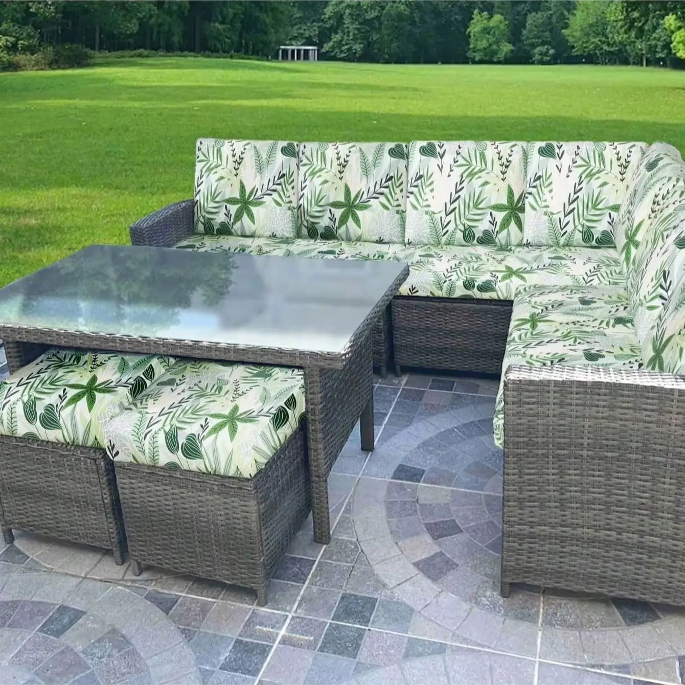 Tropical Outdoor Sofa Covers - Anti-slip Protections for Furniture, Single Bearing Spare Parts