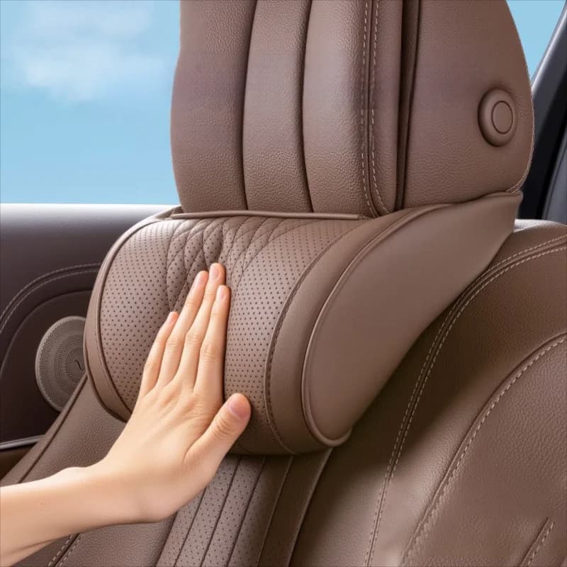 TazerApex Car Seat Headrest Universal Travel Rest 3D Neck Pillow Protect Neck Soft Fluffy Comfortable Neck Rest Car Accessories