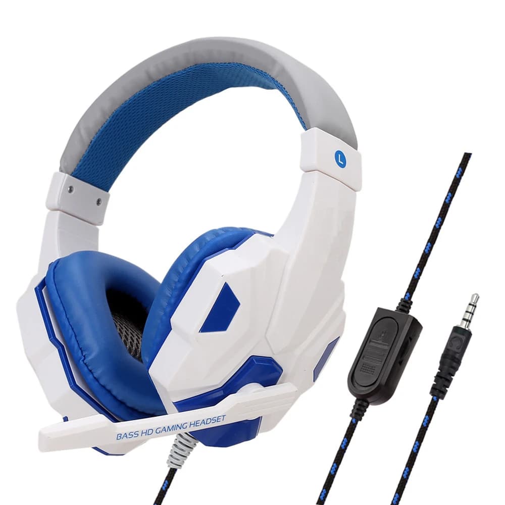 Subwoofer gaming headphones with microphone over-ear Bluetooth 5.3 Driver 40 mm Cable 2.4G Headphones RGB