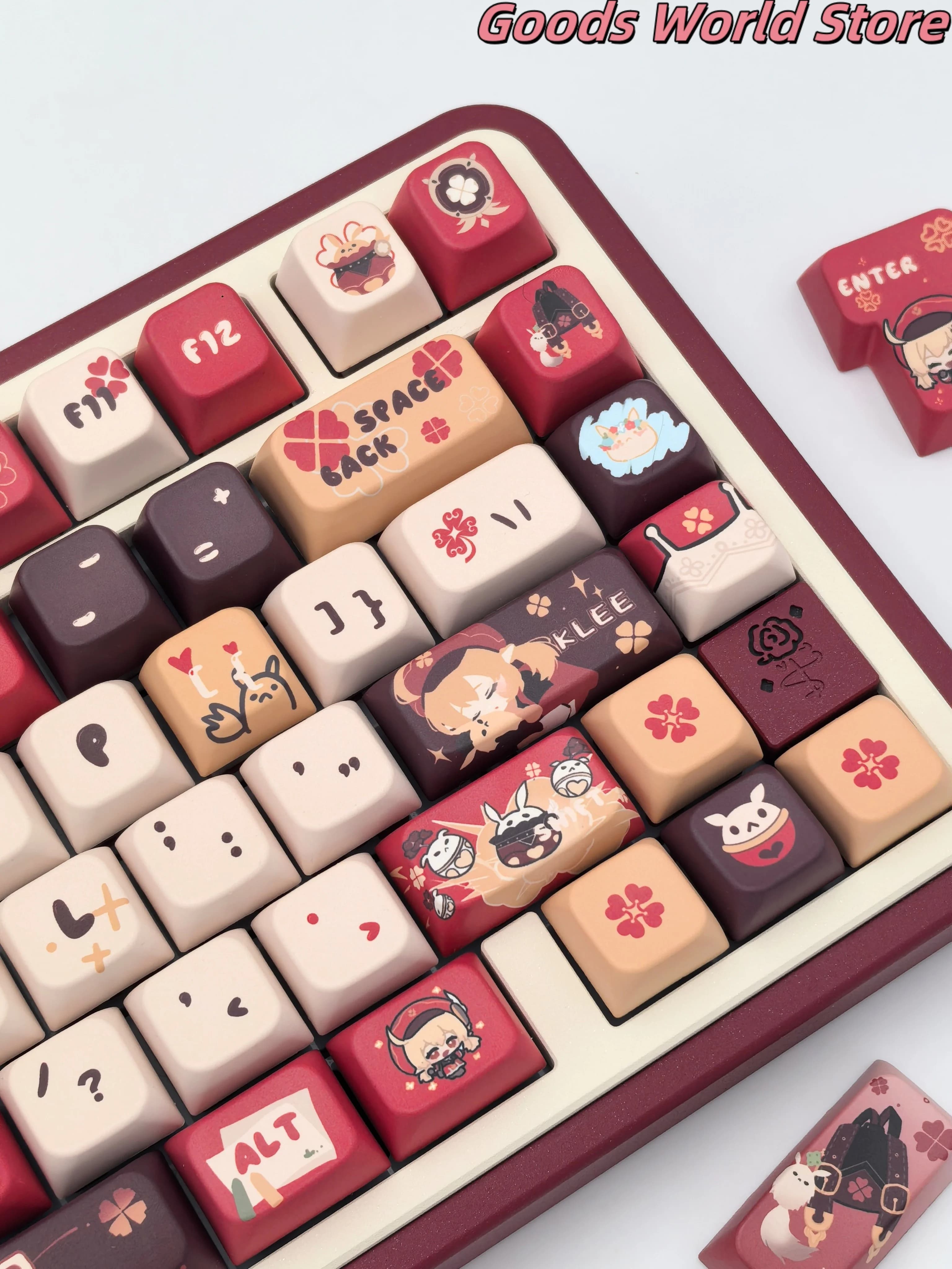 Available: Klee Keycap for mechanical keyboard, mIHOYO accessories, Genshin Impact cosplay costume, Doujin Game theme Halloween gift