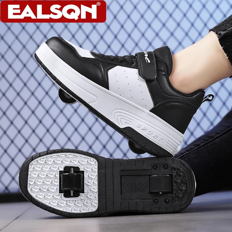 Children's Sports Skate Shoes Ultralight Kids Boys Girls Running Gymnastics Shoes For Outdoor Walks