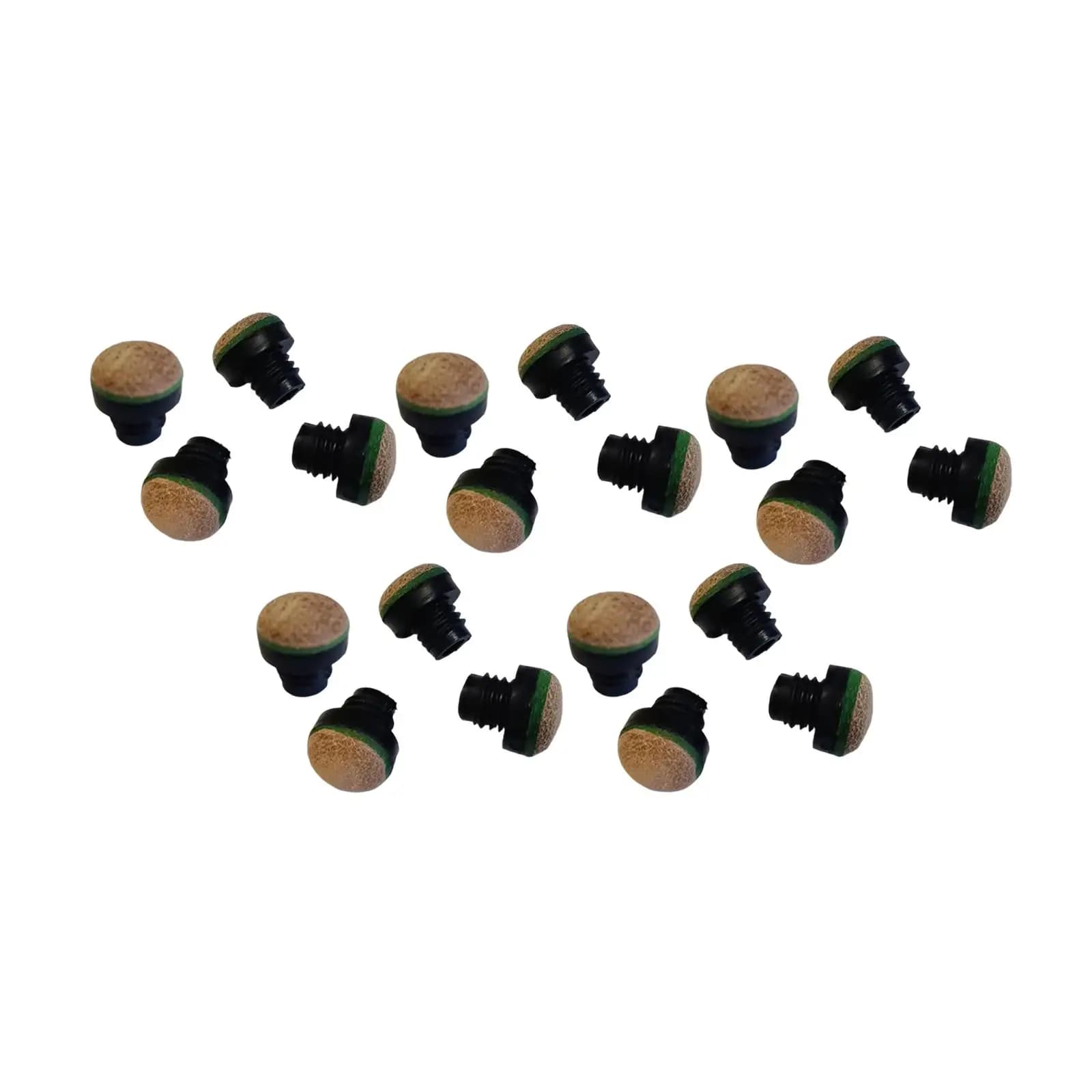 Accessori da biliardo Punte per stecche a vite multicolori Confezione da 20 per la riparazione di stecche per giocatori di biliardo interni