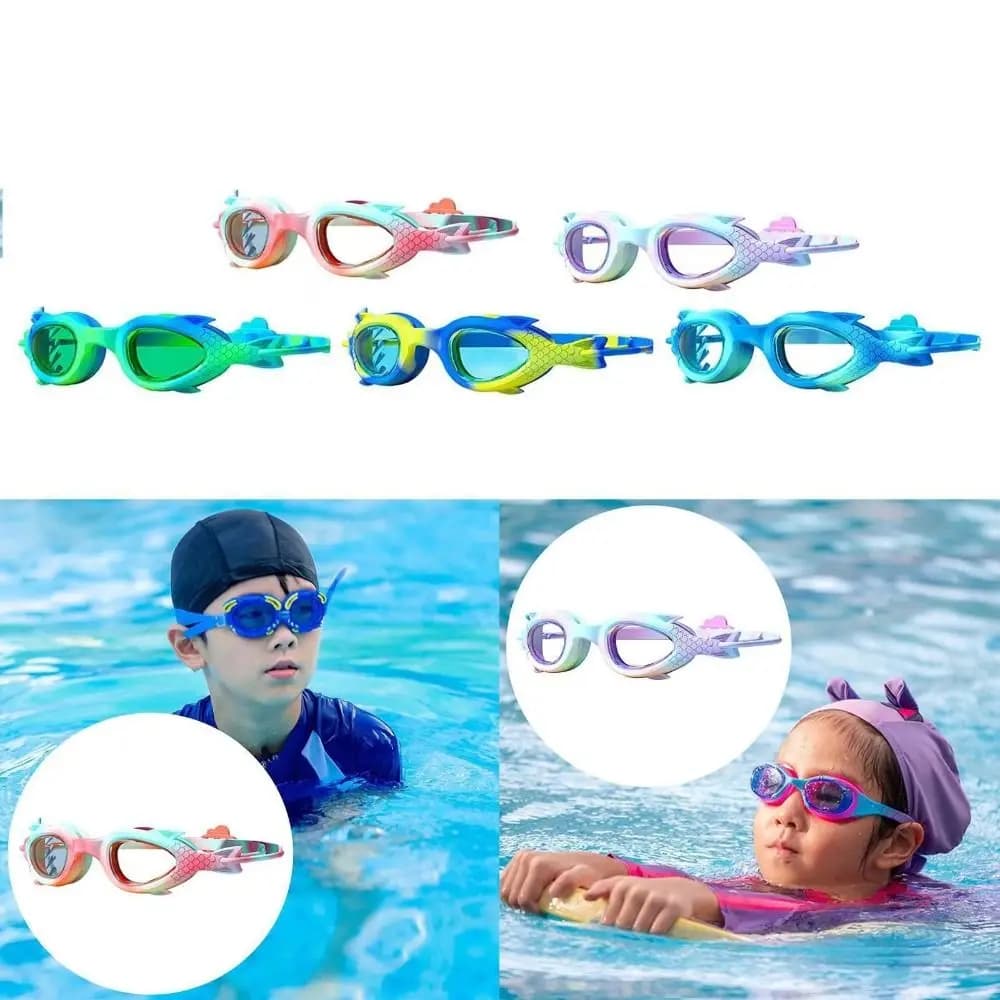 Waterproof Swimming Goggles Anti Fog High-definition Underwater Goggles Small Frame Silicone Swim Cap Goggles Set Water Sports