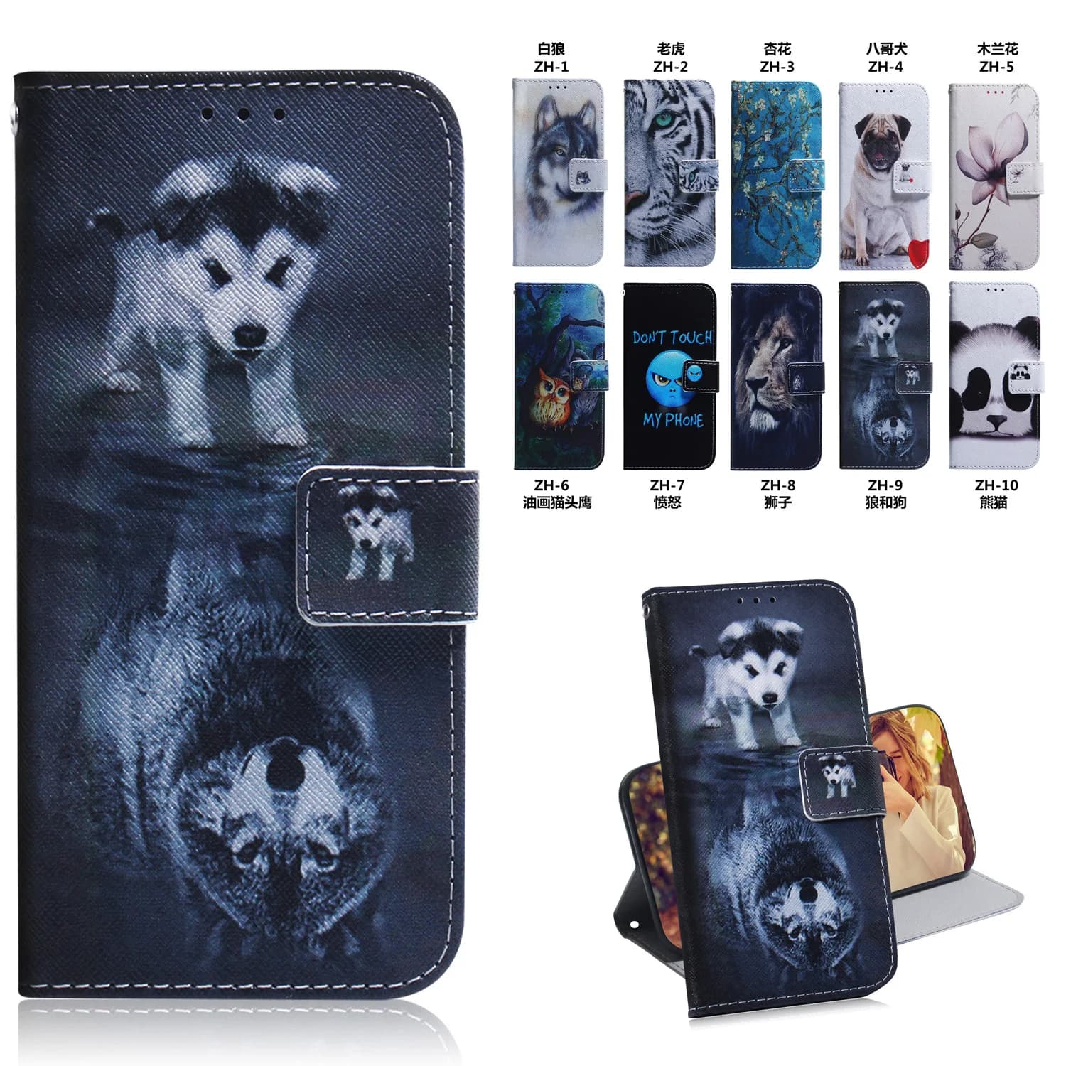 Custodia in pelle flip per XiaoMi Poco F6 F5 F4 X6 X5 X4 X3 Pro GT NFC Portafoglio Cover per telefono con carta coque