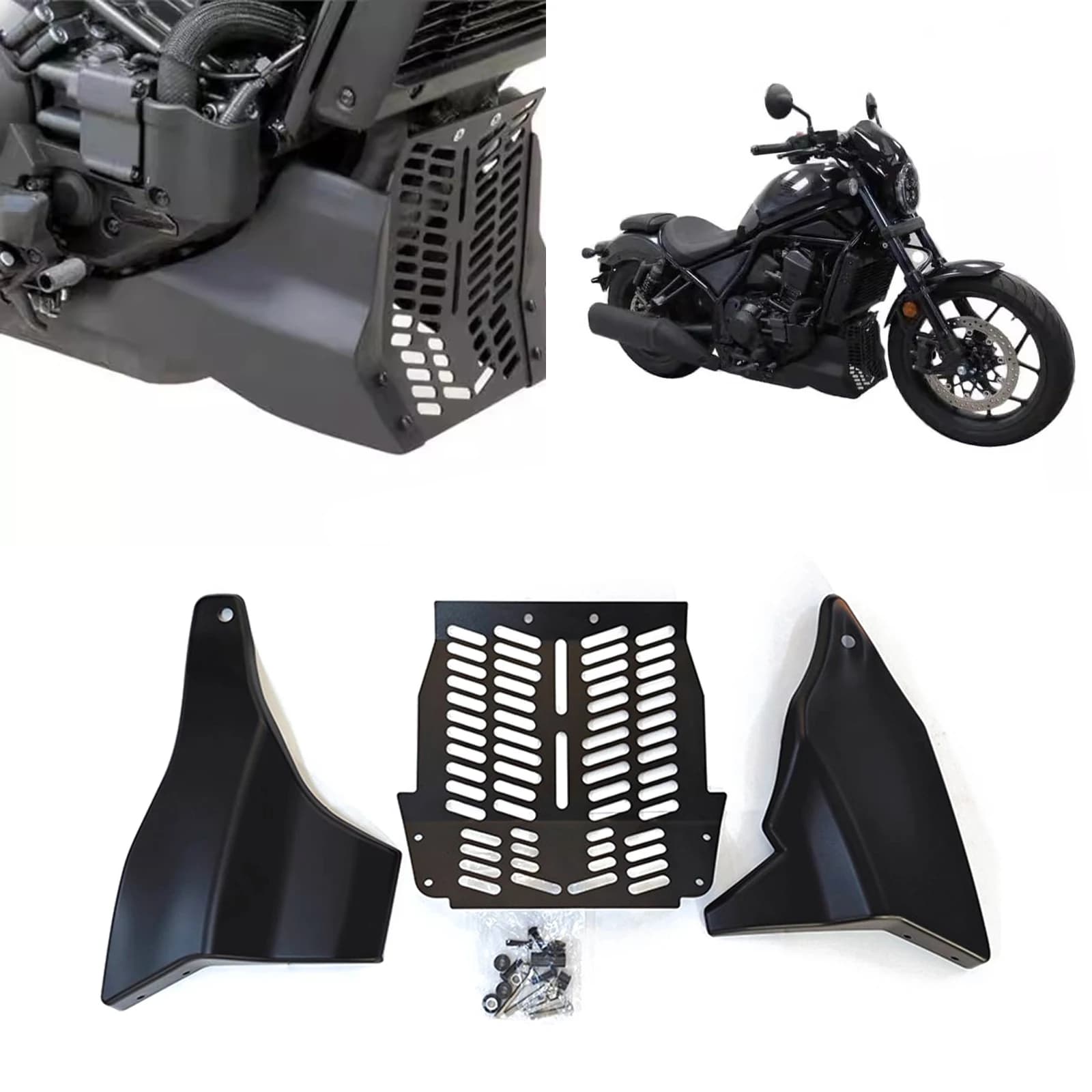 Per rebel1100 REBEL 1100 DCT CM1100 2021-2025 Coperchio protettivo motore modificato adatto coperchio protettivo telaio diffusore inferiore