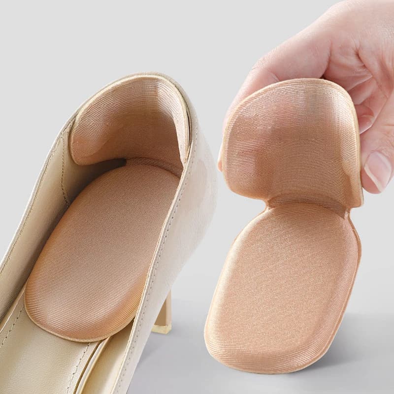 Adesivi per tallone in spugna a forma di T Cuscino per scarpe Protezione per tallone per scarpe Inserti per tacchi alti Cuscinetti per tallone Regolatore per scarpe Mezze solette da donna