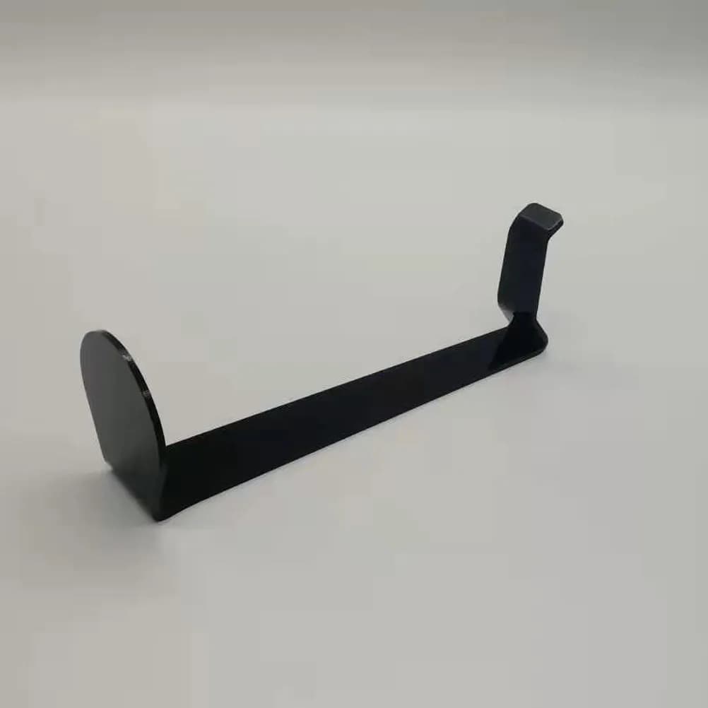 Supporto Universale Nero in Acrilico per Auricolari, Espositore Leggero e Sottile per Cuffie, Organizzatore da Scrivania per Telefono e Orologio