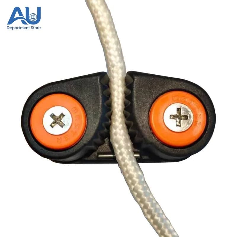 Rope Clamp, Line Clamp, Double Roller Rope Clamp 29*64mm, Used for Marine Hardware Accessories