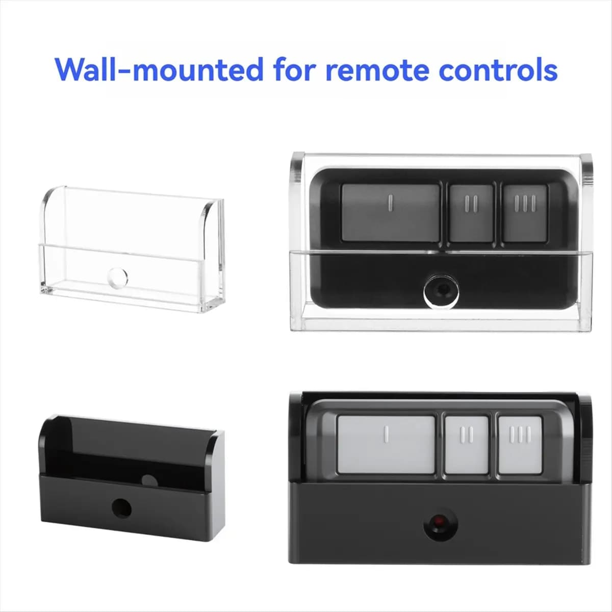 BEST CHOICE）Wall Mount Holder for Garage Door Control, Wall Mount Stand for Garage Door Opener Black