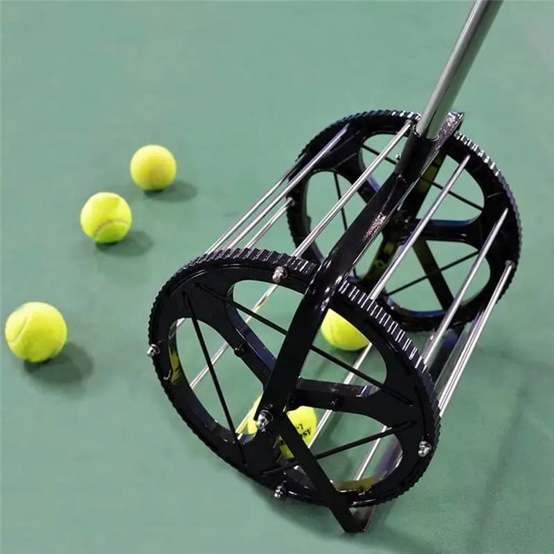 Tennis Ball Picker Container Racket Beach Tennis Ball Hopper Telescopic Table Tennis Badminton Picking Collector