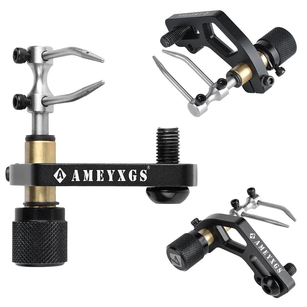 Archery Arrow Rest Adjustable Aluminium Alloy Practical Bow Accessory Fit for Right‑Hand and Left‑Hand Compound Recurve Bow Target Practice