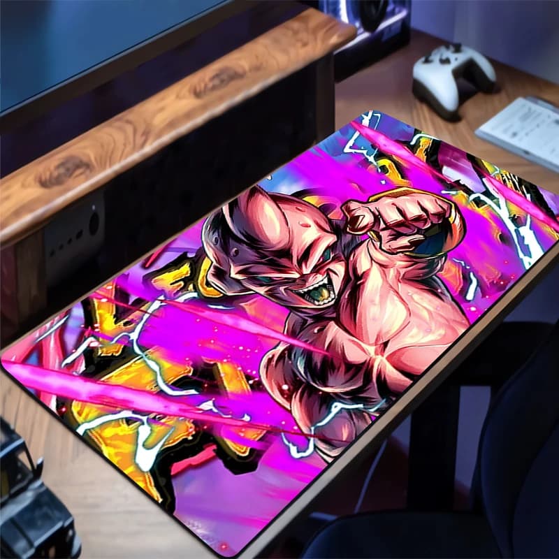 Mouse Mat DBZ Dragon Ball Majin Buu 90x40cm Desk Mat for PC Computer Office Keyboard Carpet Keyboard Keyboard Accessories Mousepad