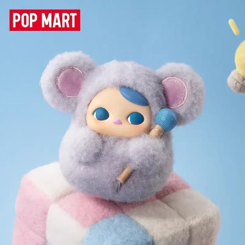 POP MART PUCKY TAP NASTRO BABIES Serie Vinile Peluche Ciondolo Cieco Scatola Guess Bag Scatola Misteriosa Giocattoli Bambola Cute Anime Figura Desktop