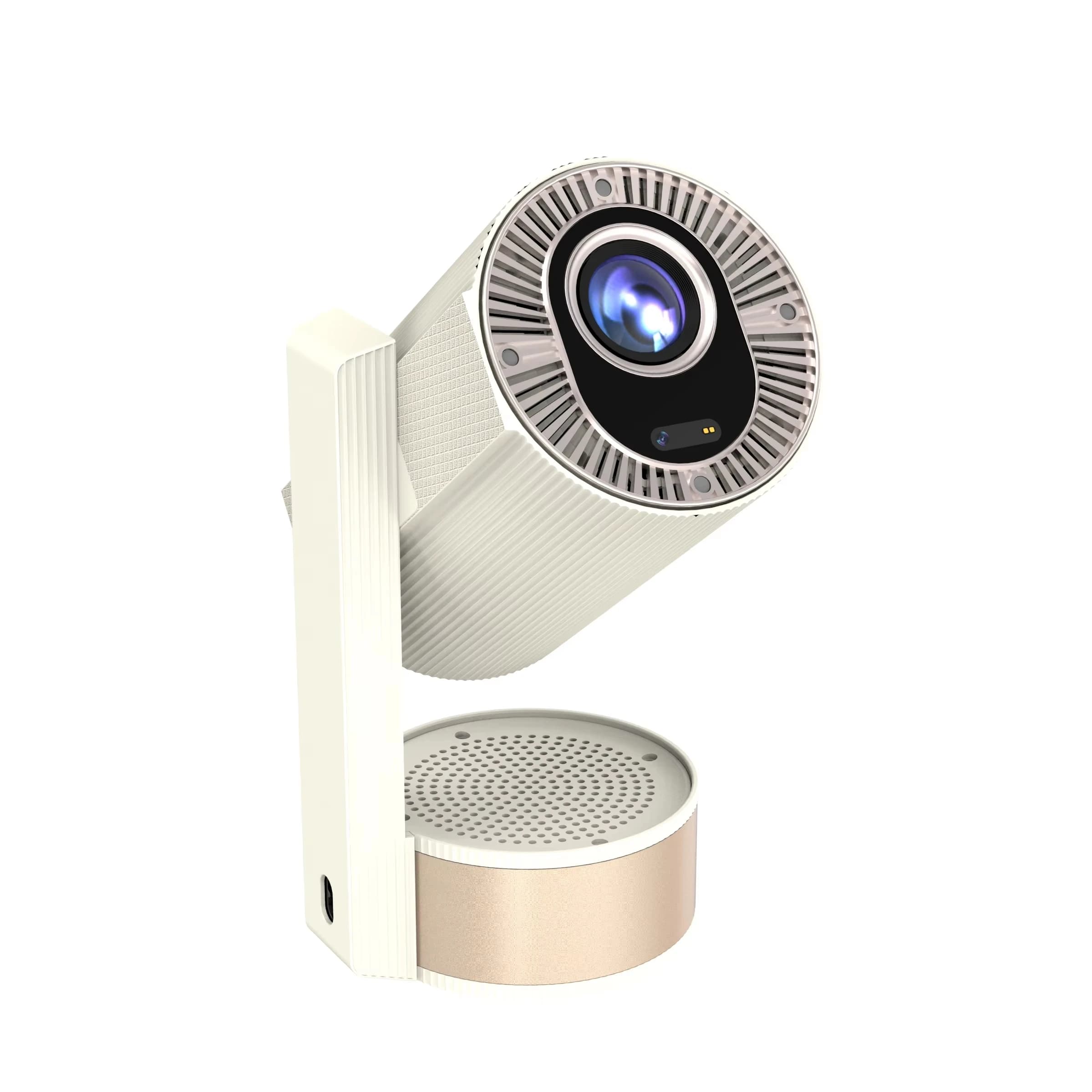 Proiettore Portatile Mini Touyinger HY380 1080P Android 12 LED con Altoparlante da 10W, Supporto 4K e WiFi